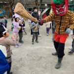 節分の日！なかの幼稚園にも鬼が来た！？